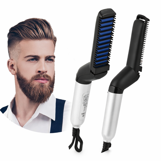Beard straightener comb