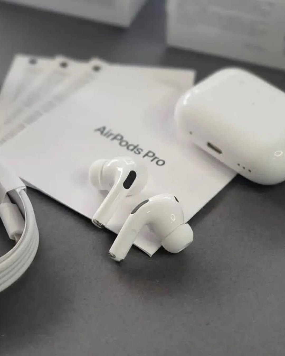 Apple AirPods Pro (1st & 2nd Gen): ~5.3–5.4 g per earbud (≈ 0.19 oz) — official Apple spec.