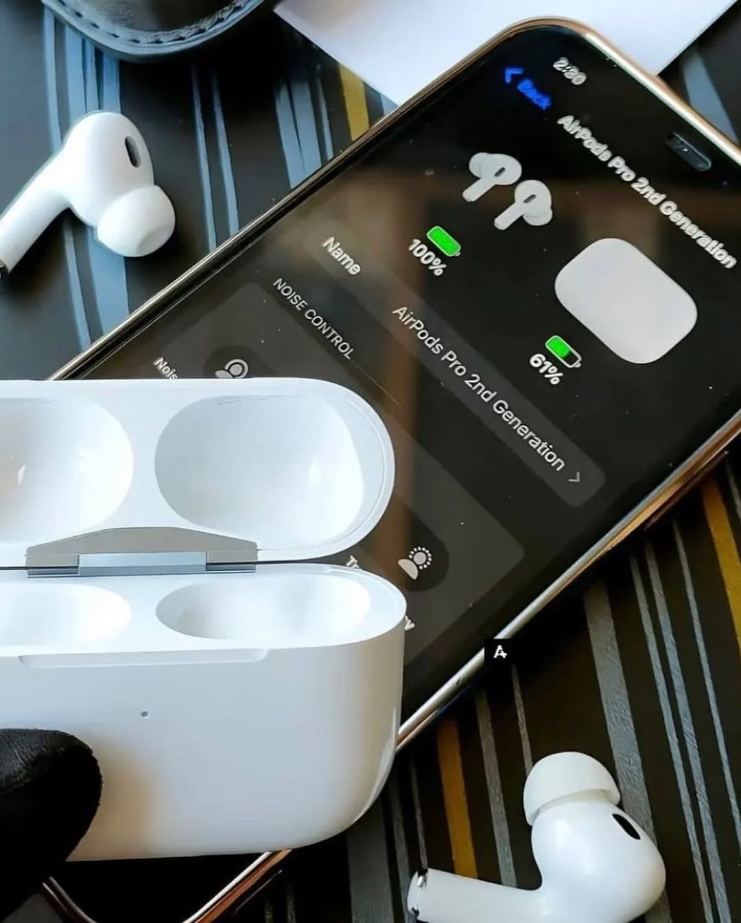 Apple AirPods Pro (1st & 2nd Gen): ~5.3–5.4 g per earbud (≈ 0.19 oz) — official Apple spec.